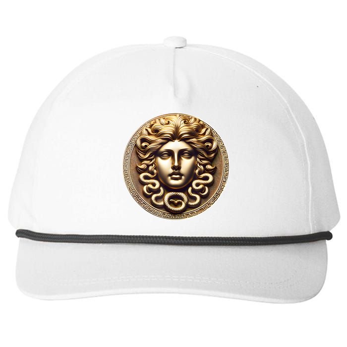 Medusa Head Myth Gorgon Snake Hair Greek Mythology Gift Snapback Five-Panel Rope Hat