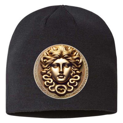 Medusa Head Myth Gorgon Snake Hair Greek Mythology Gift Sustainable Beanie