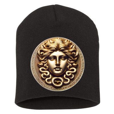 Medusa Head Myth Gorgon Snake Hair Greek Mythology Gift Short Acrylic Beanie