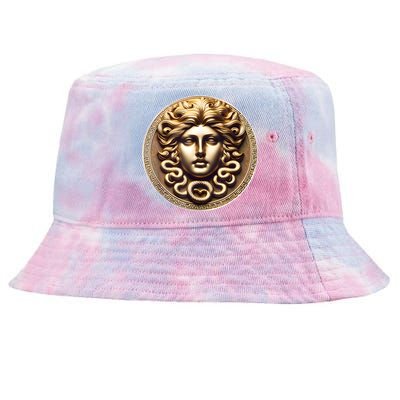 Medusa Head Myth Gorgon Snake Hair Greek Mythology Gift Tie-Dyed Bucket Hat