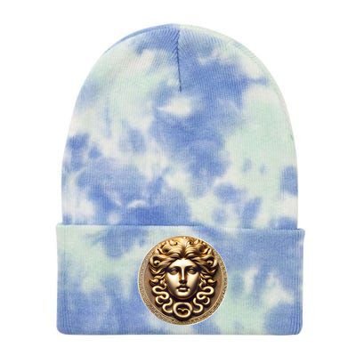 Medusa Head Myth Gorgon Snake Hair Greek Mythology Gift Tie Dye 12in Knit Beanie