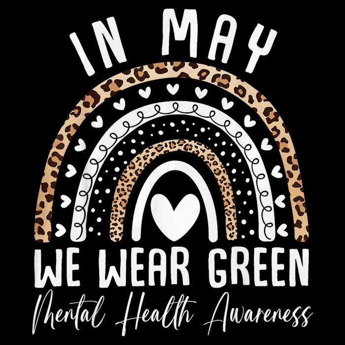 Mental Health Matters We Wear Green Mental Health Awareness City Backpack