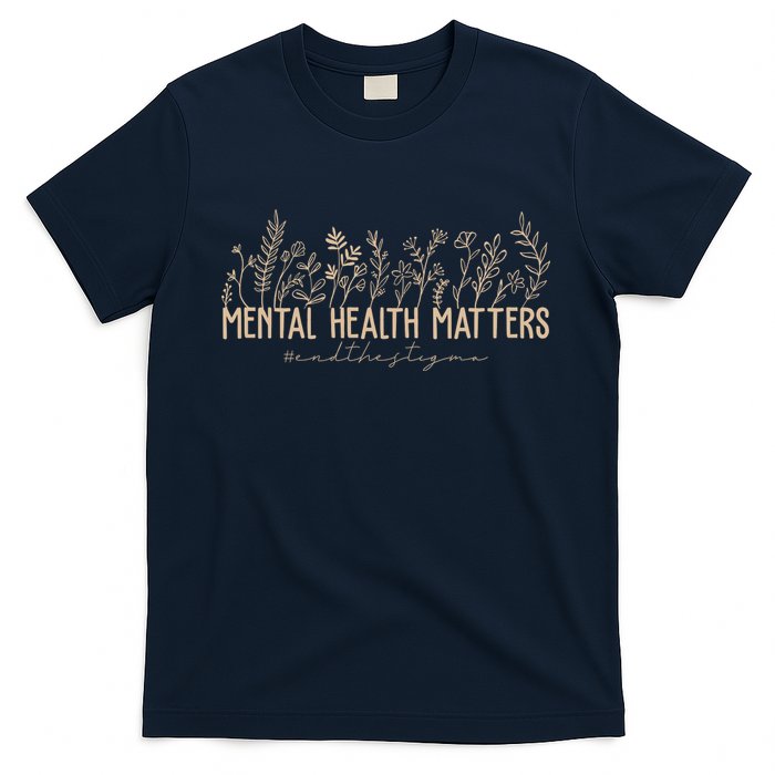 Mental Health Matters End The Stigma Nature T-Shirt