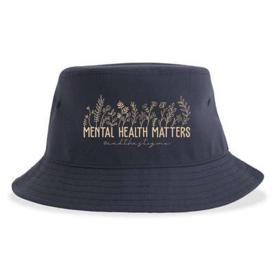 Mental Health Matters End The Stigma Nature Sustainable Bucket Hat