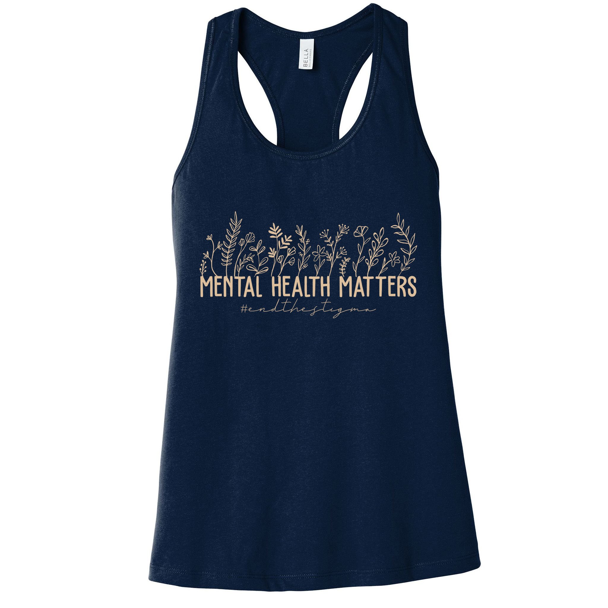 Mental Health Matters End The Stigma Nature Womens Tank Top
