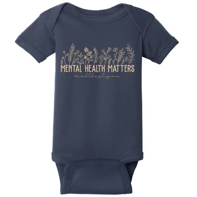 Mental Health Matters End The Stigma Nature Baby Bodysuit