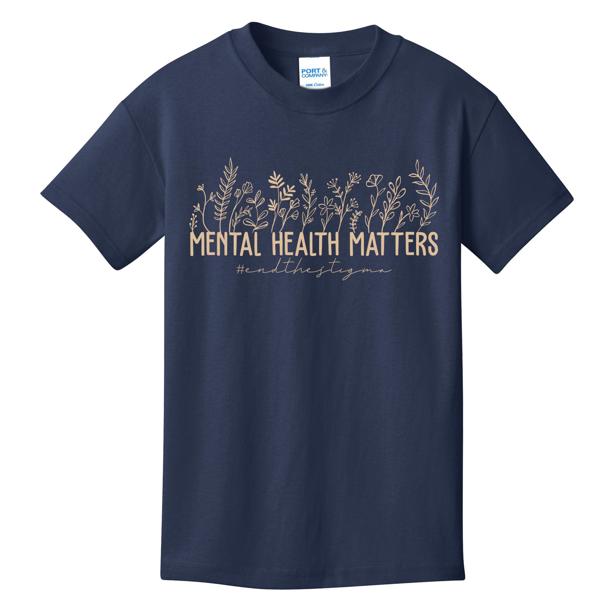 Mental Health Matters End The Stigma Nature Kids T-Shirt