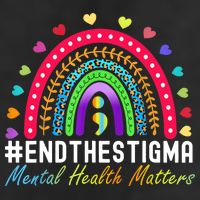 Mental Health Matters End The Stigma Rainbow Leopard Boho Cool Comfort Performance Bucket Hat