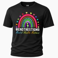 Mental Health Matters End The Stigma Rainbow Leopard Boho Performance Shirt