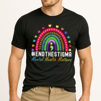 Mental Health Matters End The Stigma Rainbow Leopard Boho Performance Shirt