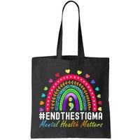 Mental Health Matters End The Stigma Rainbow Leopard Boho Bag