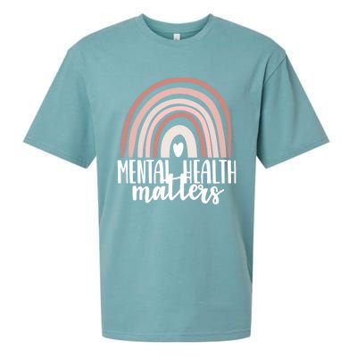 Mental Health Matters Gift Hu Brain Illness Awareness Meaningful Gift Sueded Cloud Jersey T-Shirt