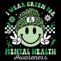 Mental Health Matters I Wear Green Mental Health Awareness Cooling Performance Crew T-Shirt