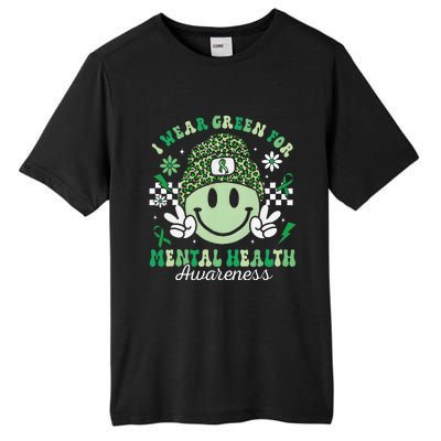 Mental Health Matters I Wear Green Mental Health Awareness Tall Fusion ChromaSoft Performance T-Shirt