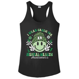 Mental Health Matters I Wear Green Mental Health Awareness Ladies PosiCharge Competitor Racerback Tank