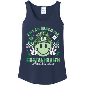 Mental Health Matters I Wear Green Mental Health Awareness Ladies Essential Tank