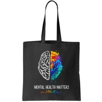 Mental Health Matter End The Stigma Colorful Brain Bag