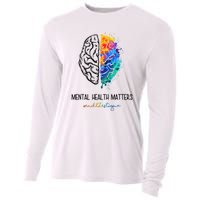 Mental Health Matter End The Stigma Colorful Brain Cooling Performance Long Sleeve Crew