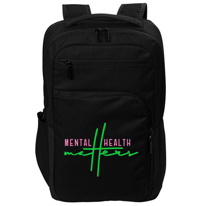 Mental health matters aka tee Impact Tech Backpack