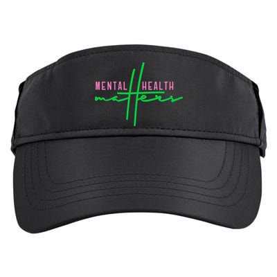 Mental health matters aka tee Adult Drive Performance Visor