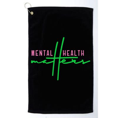 Mental health matters aka tee Golf Towel