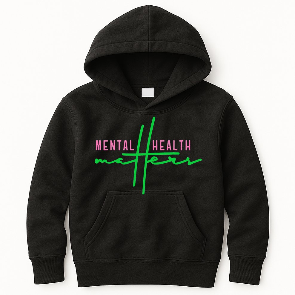 Mental health matters aka tee Kids Hoodie