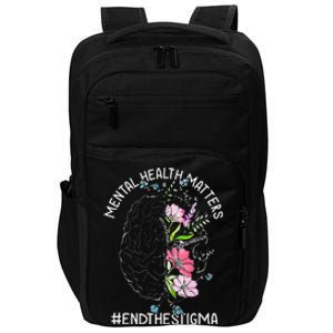 Mental Health Matters Awareness Month End The Stigma Brain Impact Tech Backpack