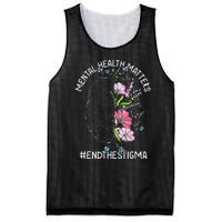 Mental Health Matters Awareness Month End The Stigma Brain Mesh Reversible Basketball Jersey Tank