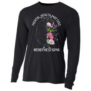 Mental Health Matters Awareness Month End The Stigma Brain Cooling Performance Long Sleeve Crew