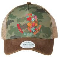 Mental Health Matters Brain Flowers Smiling Face Legacy Tie Dye Trucker Hat