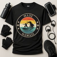 Maui Hawaii Maui Surfer Wo Maui Cooling Performance Crew T-Shirt
