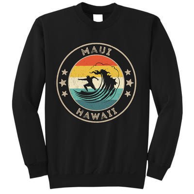 Maui Hawaii Maui Surfer Wo Maui Sweatshirt