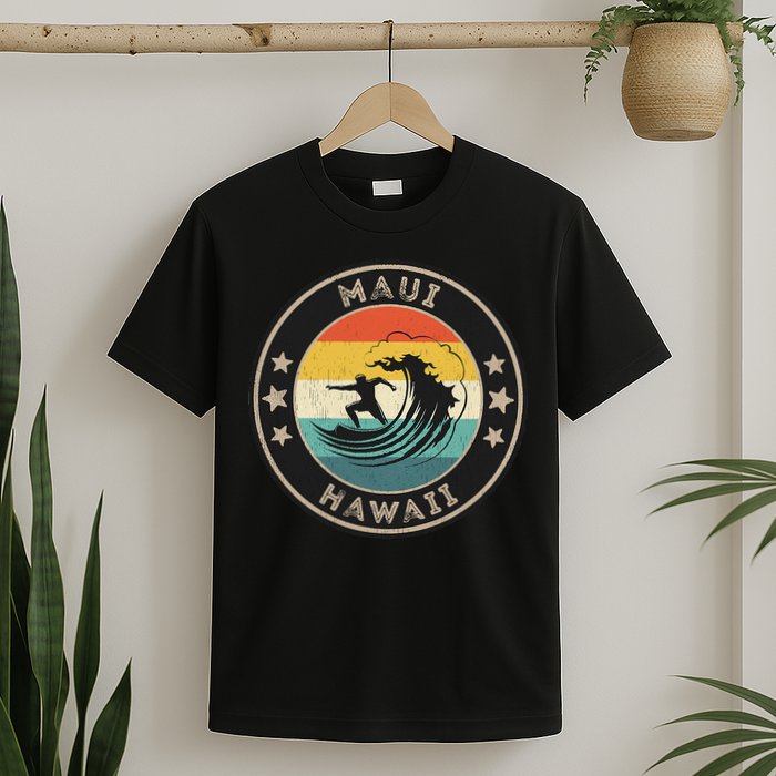 Maui Hawaii Maui Surfer Wo Maui T-Shirt