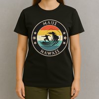 Maui Hawaii Maui Surfer Wo Maui T-Shirt