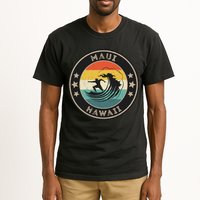 Maui Hawaii Maui Surfer Wo Maui Tall T-Shirt