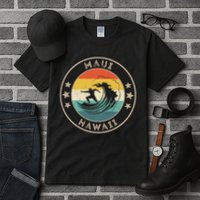 Maui Hawaii Maui Surfer Wo Maui Tall T-Shirt