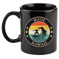 Maui Hawaii Maui Surfer Wo Maui 11oz C Handle Ceramic Mug