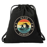 Maui Hawaii Maui Surfer Wo Maui Drawstring Bag