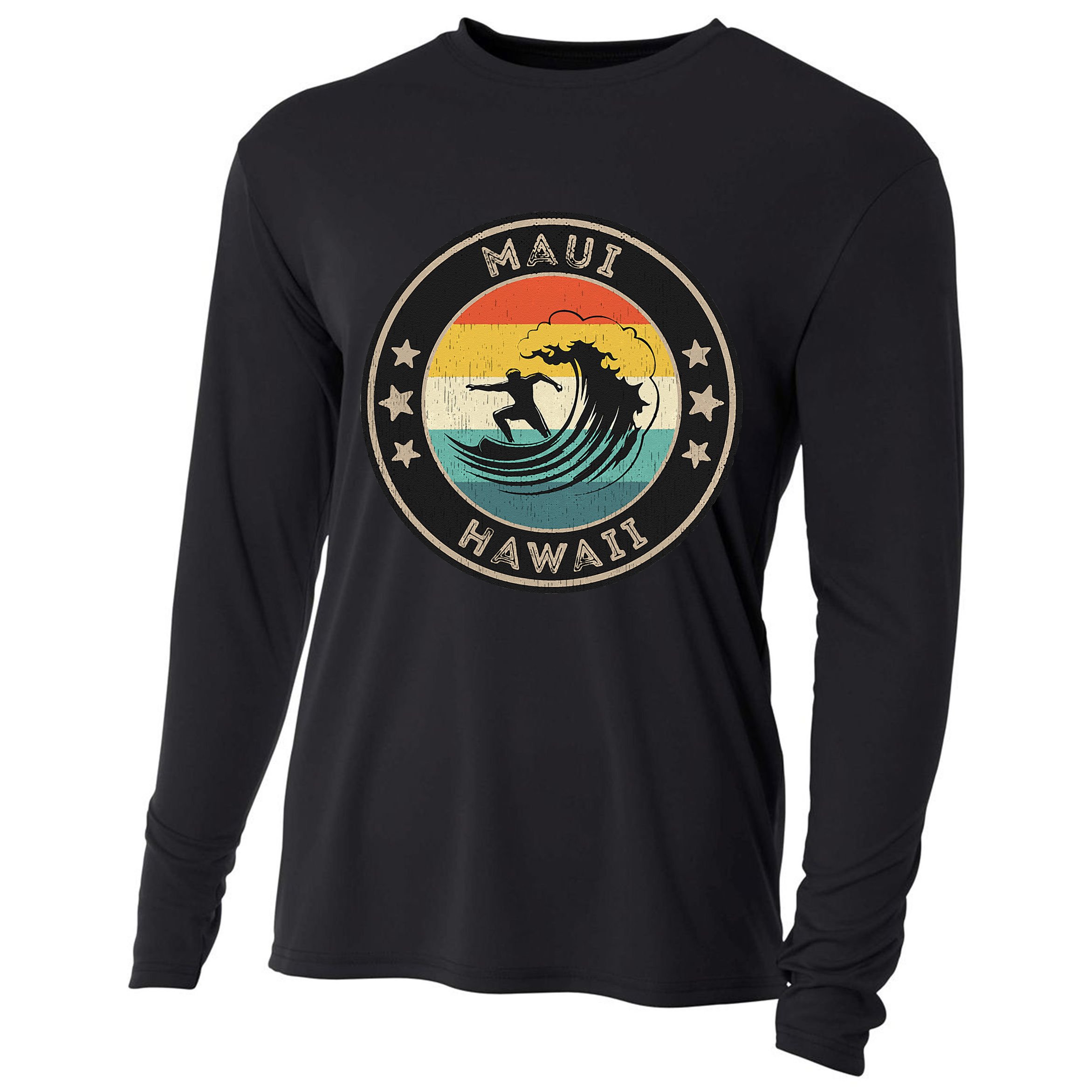 Maui Hawaii Maui Surfer Wo Maui Cooling Performance Long Sleeve Crew