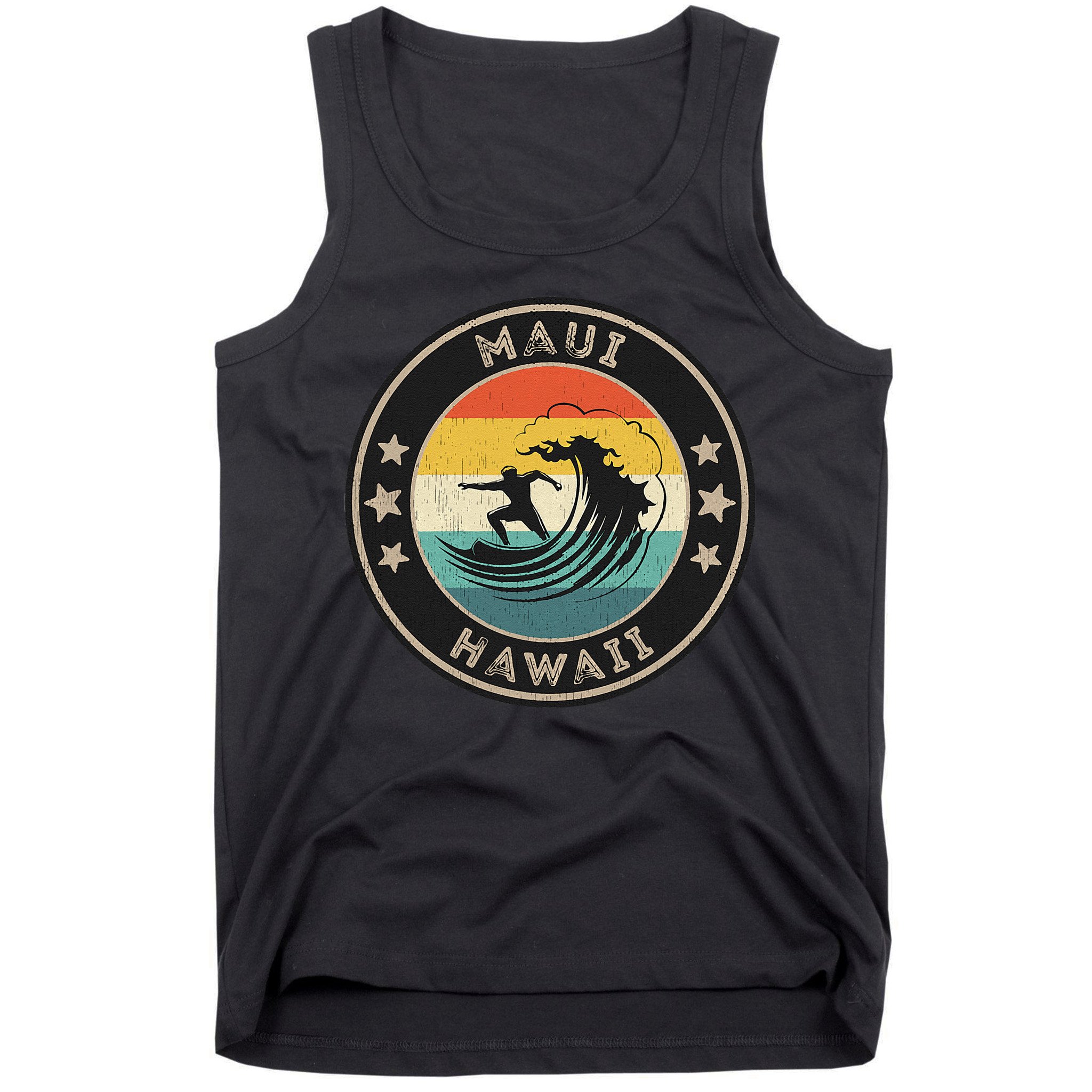 Maui Hawaii Maui Surfer Wo Maui Tank Top