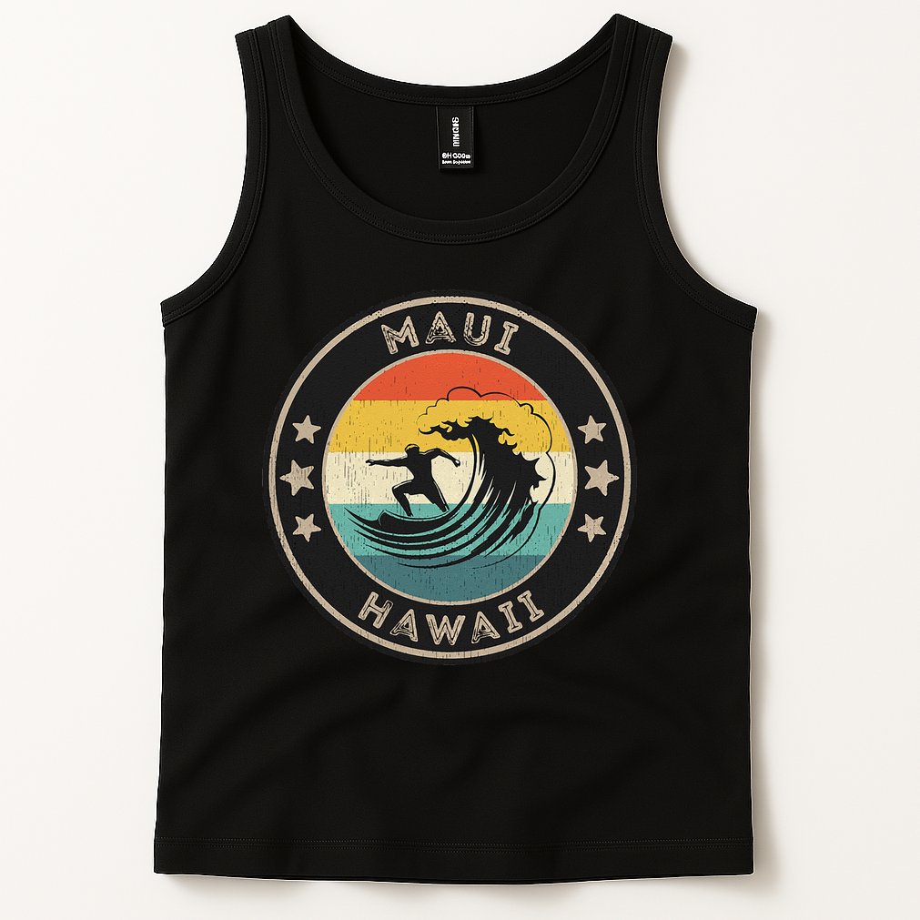 Maui Hawaii Maui Surfer Wo Maui Tank Top