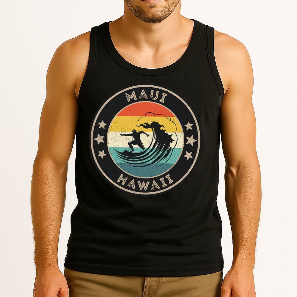 Maui Hawaii Maui Surfer Wo Maui Tank Top