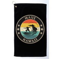 Maui Hawaii Maui Surfer Wo Maui Golf Towel
