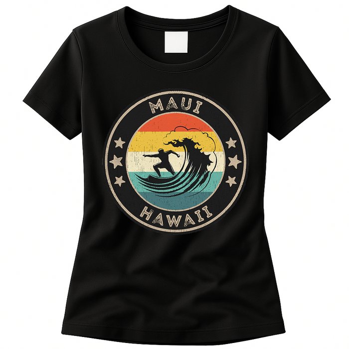 Maui Hawaii Maui Surfer Wo Maui Womens T-Shirt