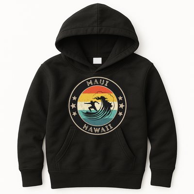 Maui Hawaii Maui Surfer Wo Maui Kids Hoodie
