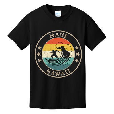 Maui Hawaii Maui Surfer Wo Maui Kids T-Shirt