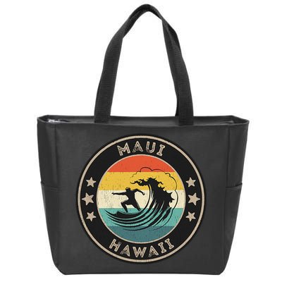 Maui Hawaii Maui Surfer Wo Maui Zip Tote Bag