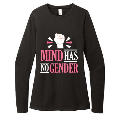 Mind Has No Gender Hu Rights Gender Equality Feminist Gift Womens CVC Long Sleeve Shirt