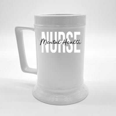 Mental Health Nurse Psych Nurse Psychiatric Nurse Rn Funny Gift Beer Stein