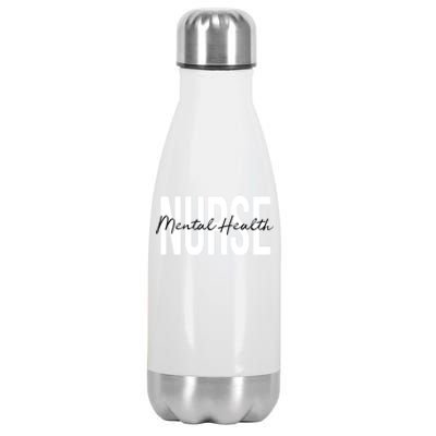 Mental Health Nurse Psych Nurse Psychiatric Nurse Rn Funny Gift Stainless Steel Insulated Water Bottle